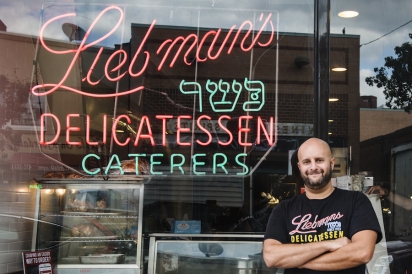 Yuval Dekel, owner of Liebman's Delicatessen 