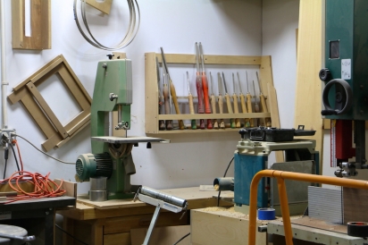 Tools inside Bronx Wood Works