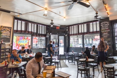 Inside Mott Haven Bar and Grill